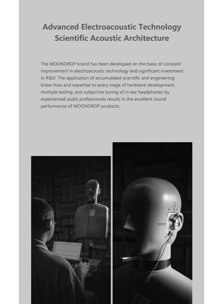 Moondrop ARIA 2 in-Ear Headphone with 0.78 2 Pin Cable Replaceable Plugs 3.5/4.4mm Earphone (Silver) - Image 4